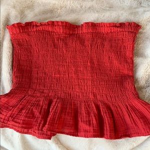 American eagle ruched tube top